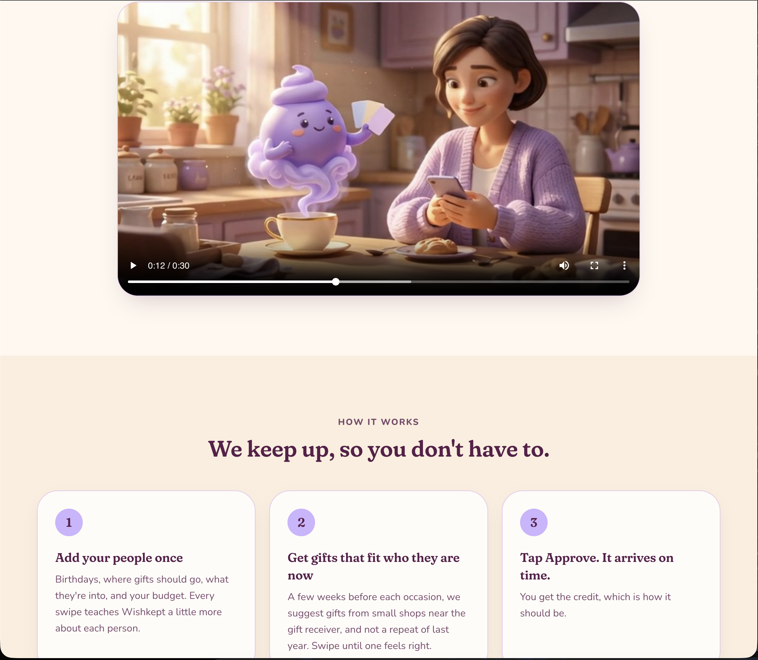 Wishkept screenshot 2